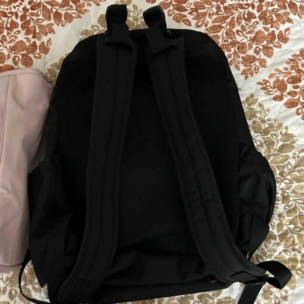 2 Gently Used Unisex Baby Diaper Bags - Mommore & FisherPrice